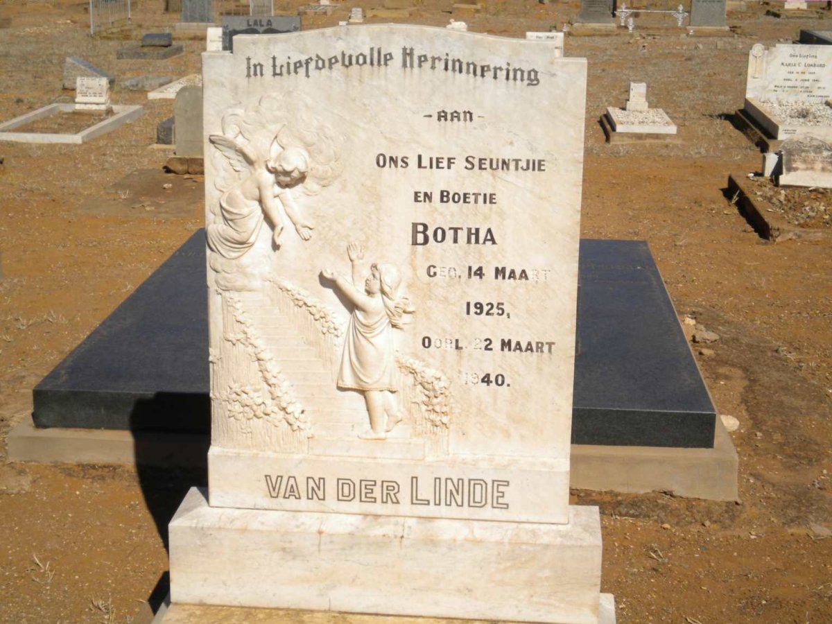 LINDE Botha, van der 1925-1940