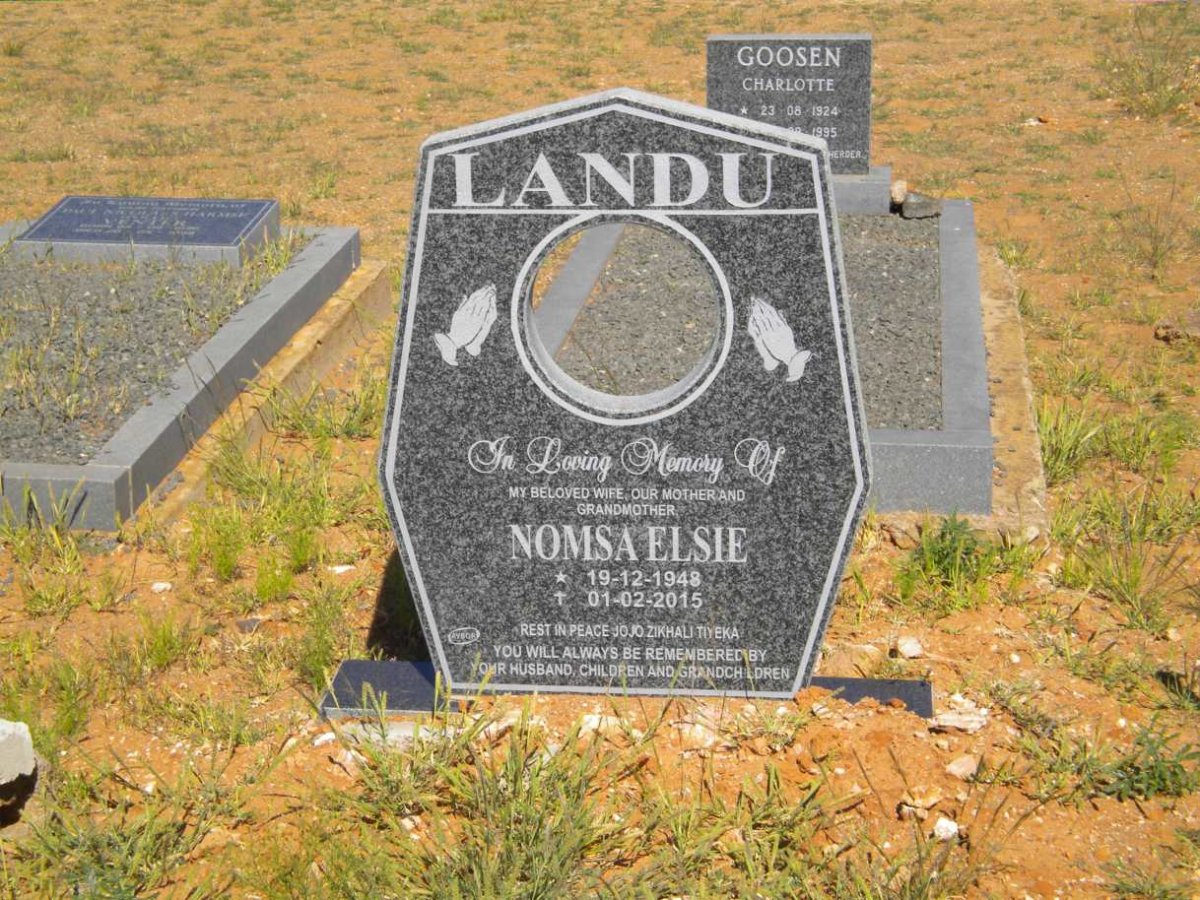 LANDU Nomsa Elsie 1948-2015