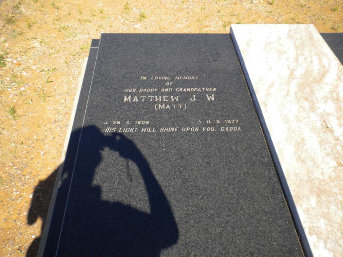 Matthew J.W. 1909-1977
