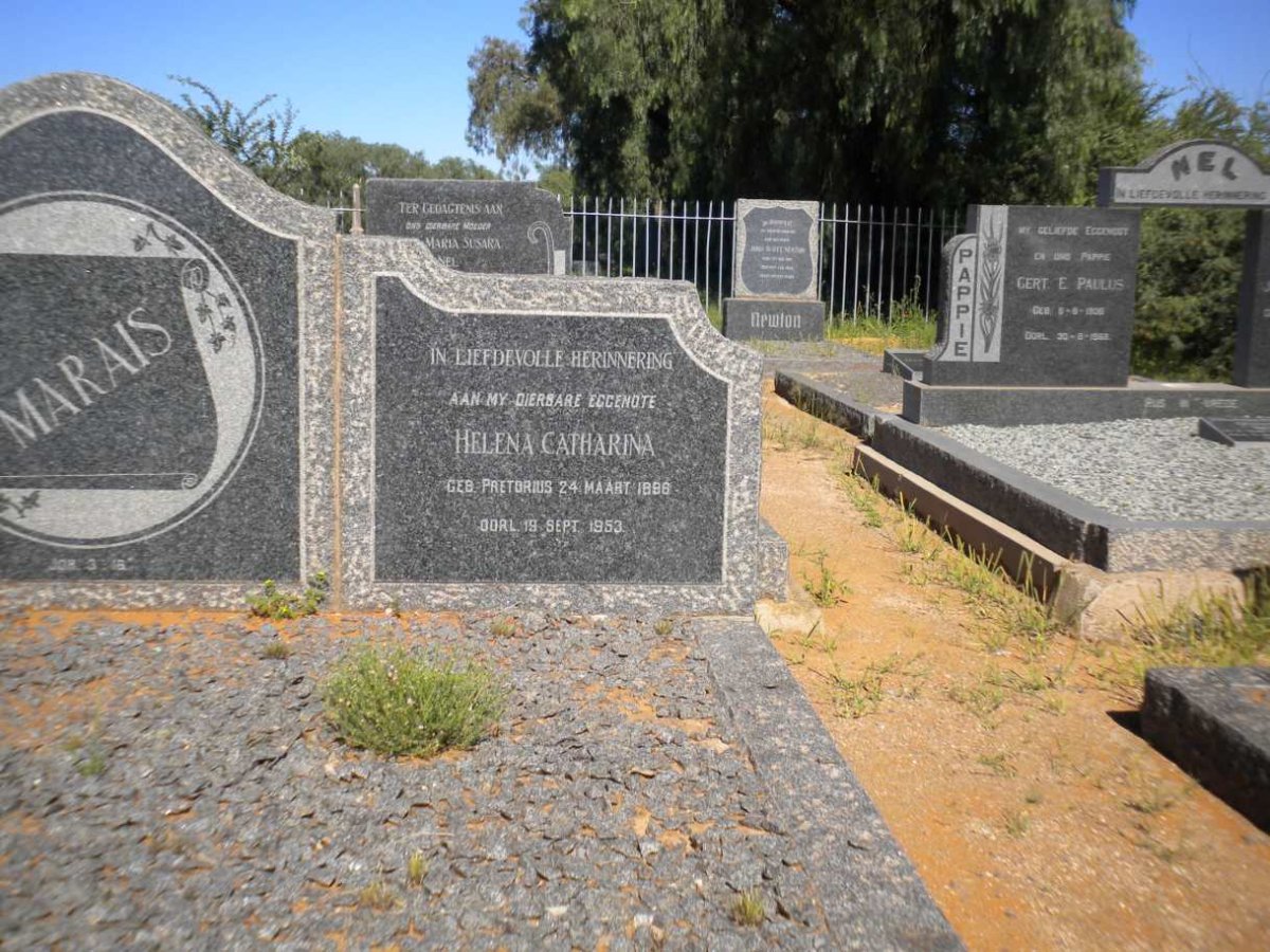 MARAIS Helena Catharina nee PRETORIUS 1896-1953