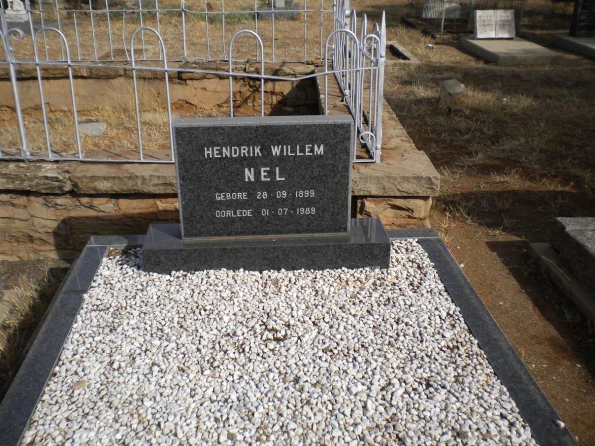 NEL Hendrik Willem 1899-1989