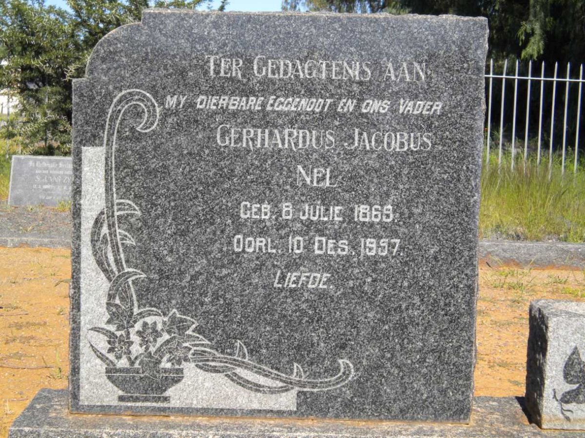 NEL Gerhardus Jacobus 1868-1957