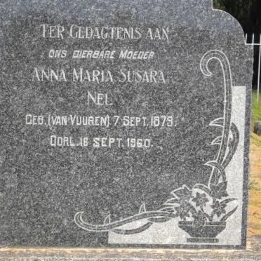 NEL Anna Maria Susara nee VAN VUUREN 1879-1960