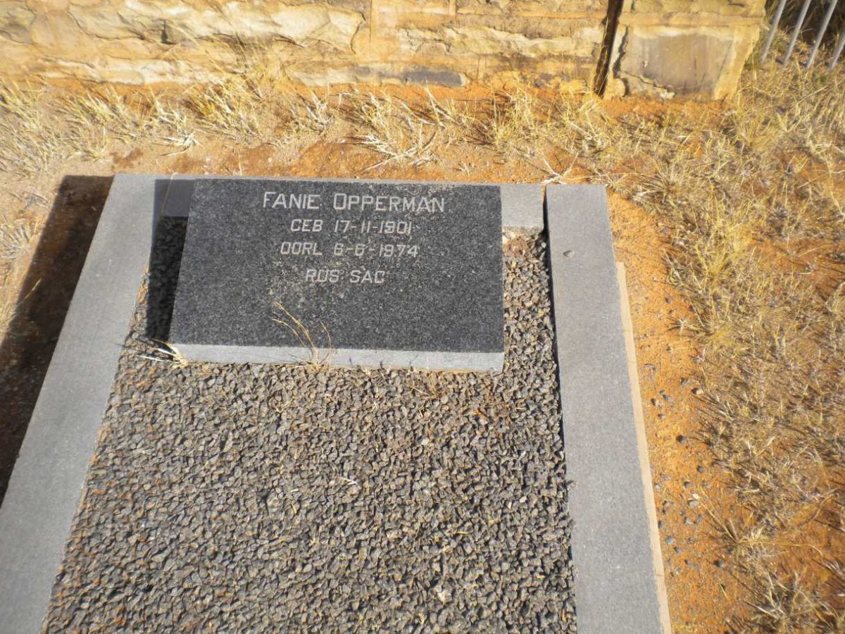 OPPERMAN Fanie 1901-1974