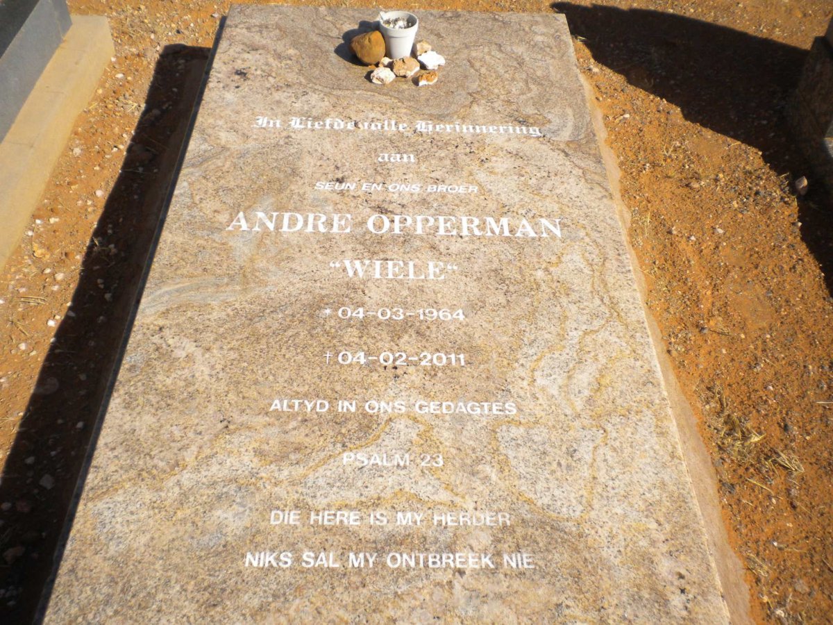 OPPERMAN Andre 1964-2011