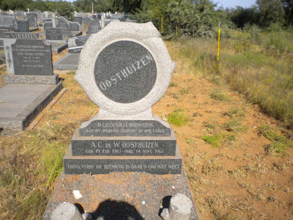 OOSTHUIZEN A.C. de W. 1907-1962