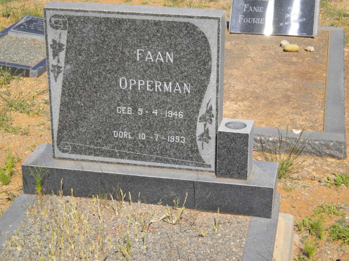 OPPERMAN Faan 1946-1993