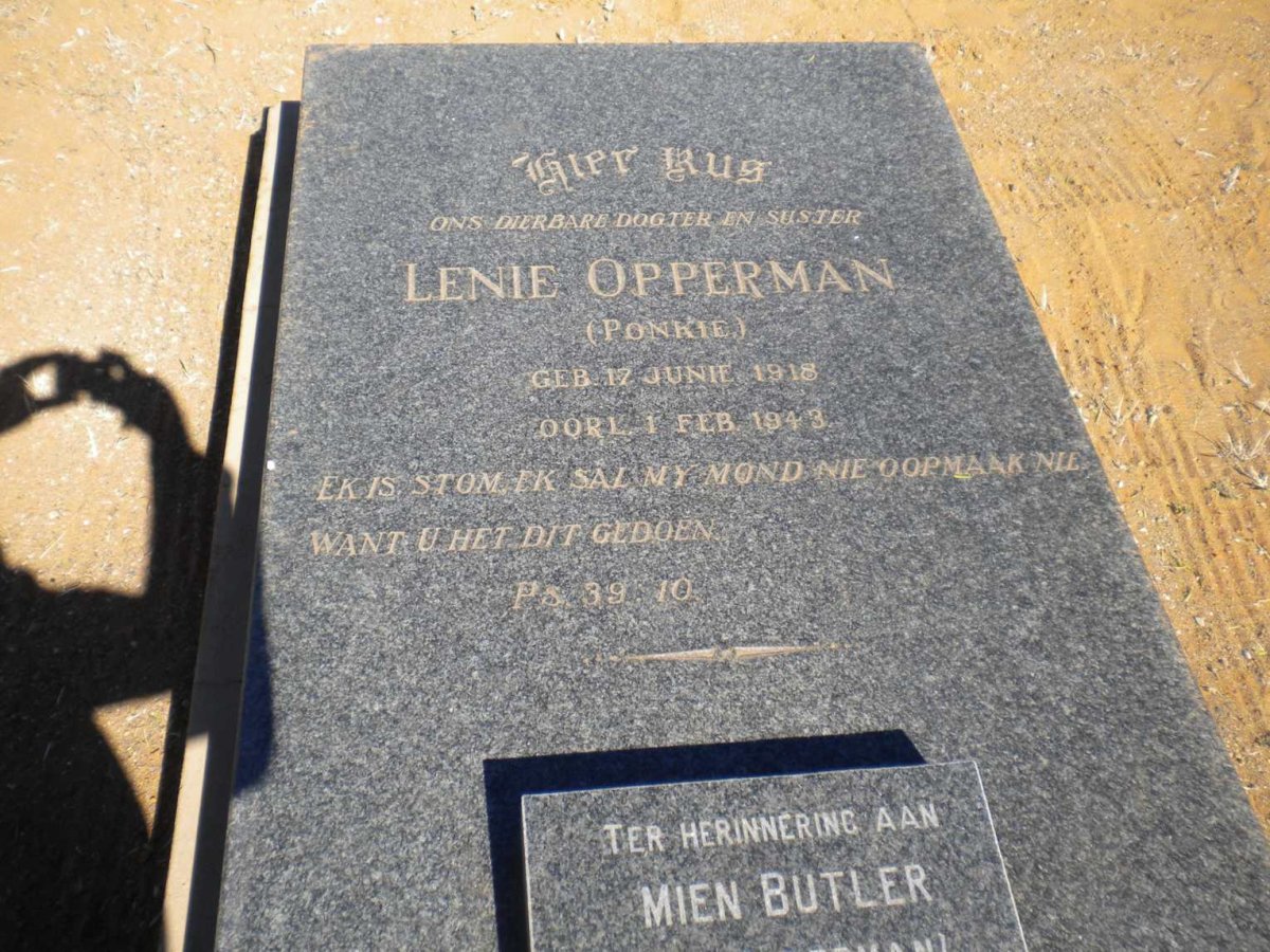 OPPERMAN Lenie 1918-1943