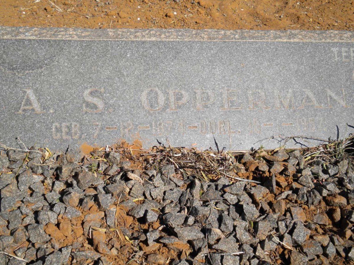 OPPERMAN A.S. 1874-1957