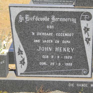 PHILLIPS John Henry 1928-1988