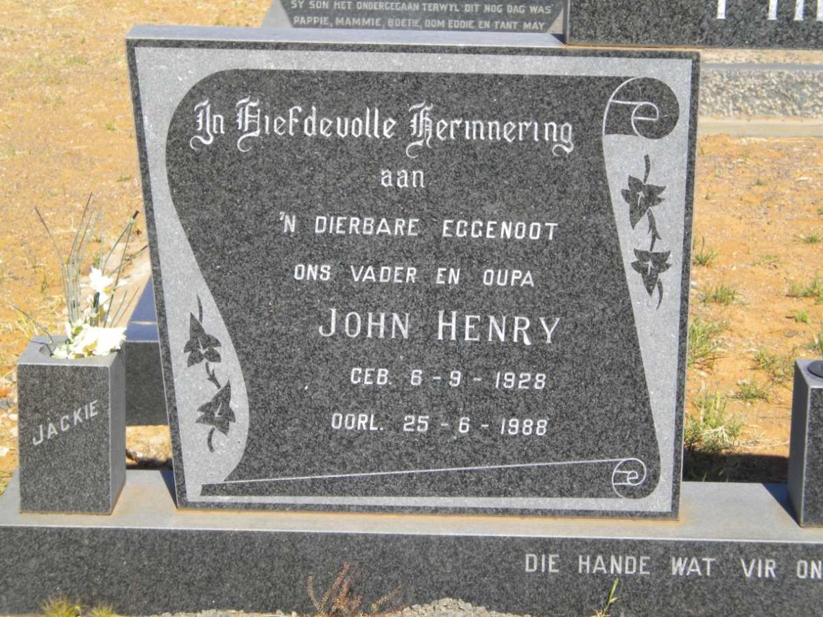 PHILLIPS John Henry 1928-1988