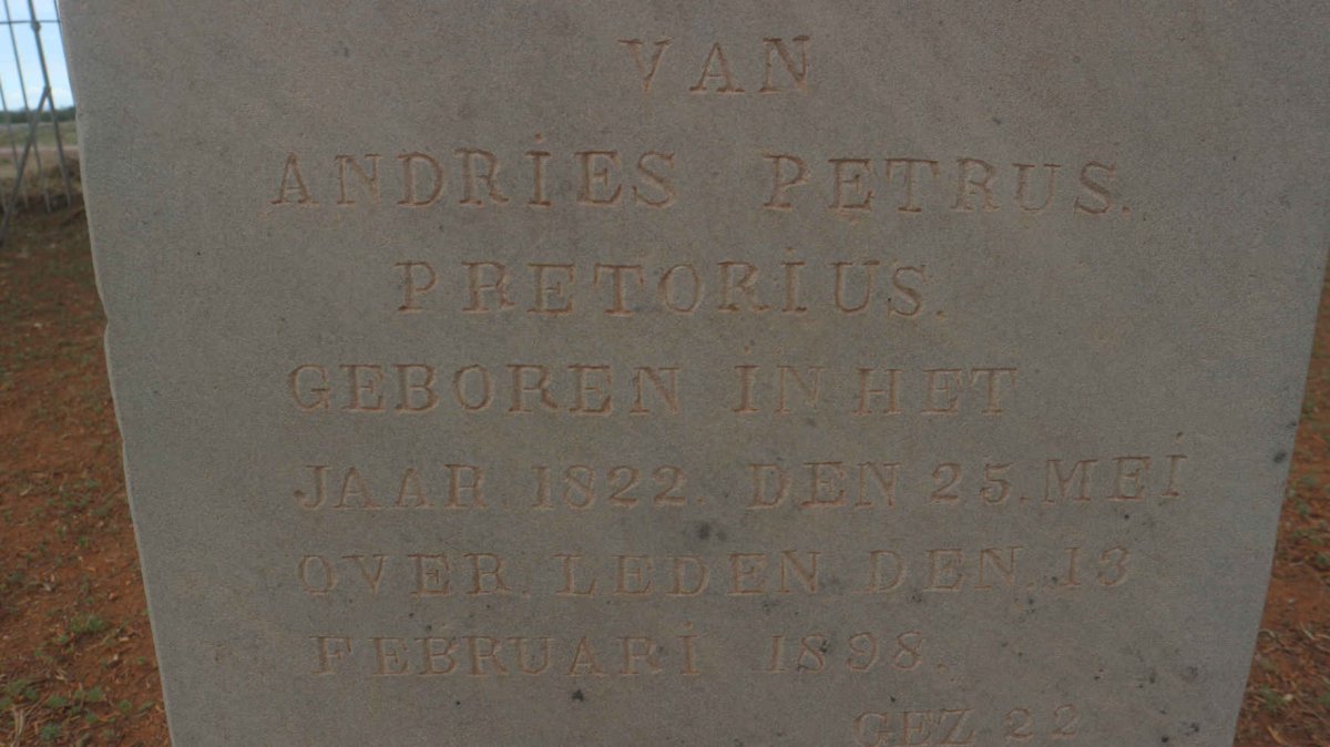 PRETORIUS Andries Petrus 1822-1898