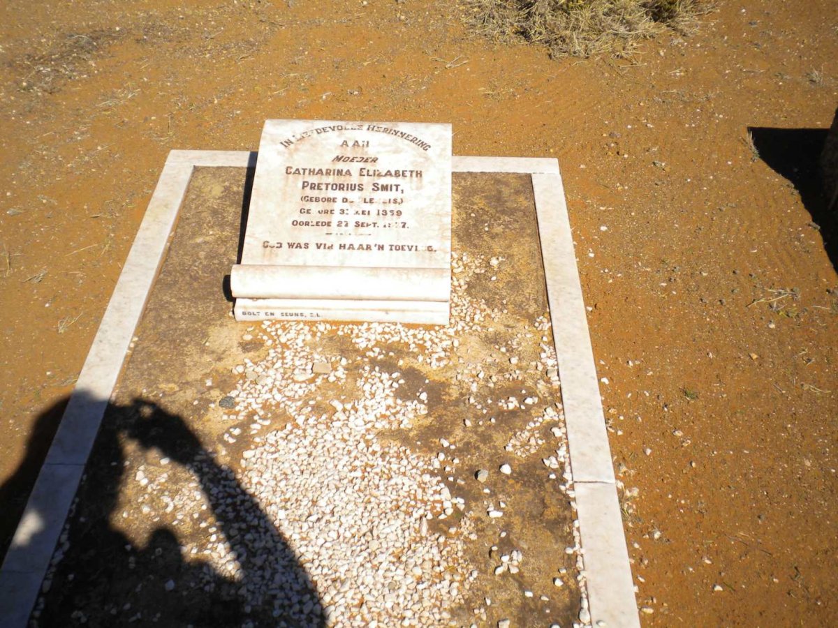 SMIT Catharina Elizabeth Pretorius nee DU PLESSIS 1869-1??7