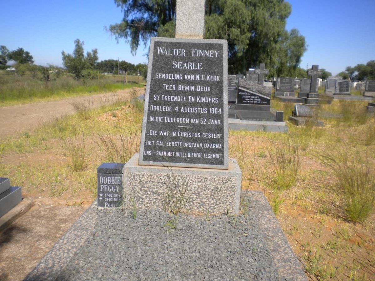 SEARLE Walter Finney -1964 &amp; Dobbie Peggy 1918-2015