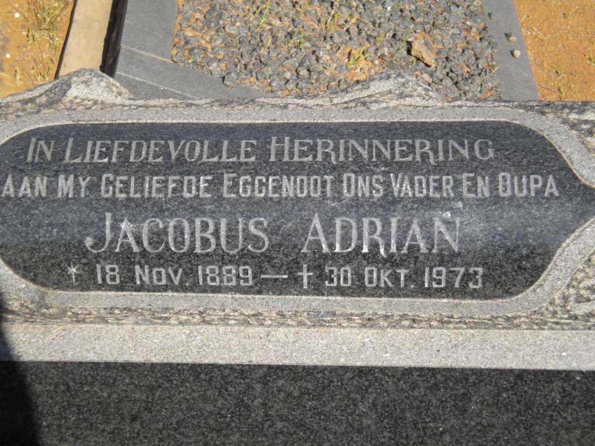 SMIT Jacobus Adrian 1889-1973