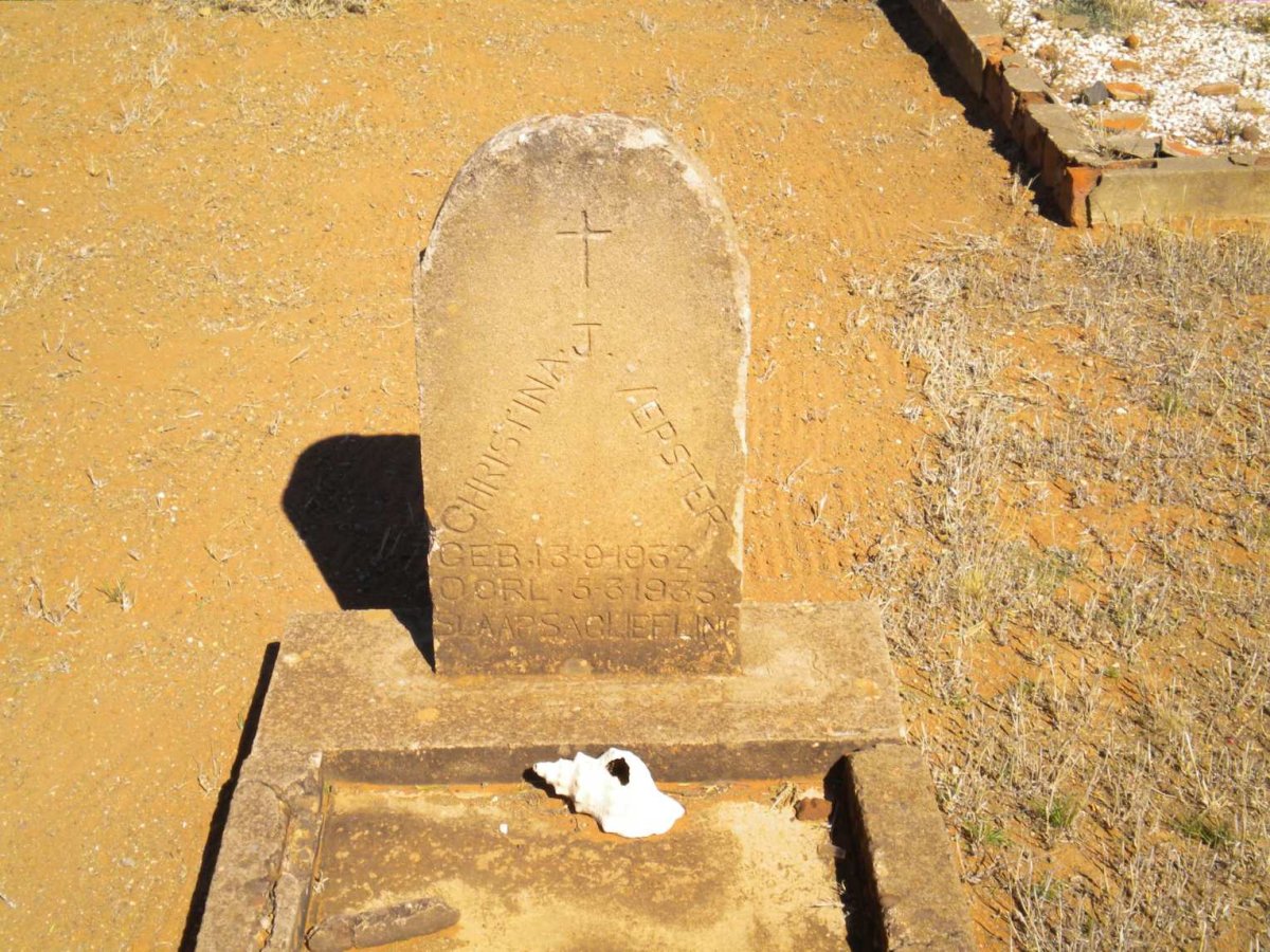 VERSTER Christina J. 1932-1933