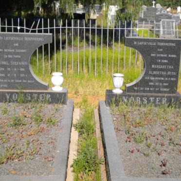 VORSTER Michiel Stefanus 1918-1971 &amp; Margaretha Albertha VAN NIEKERK 1926-1994