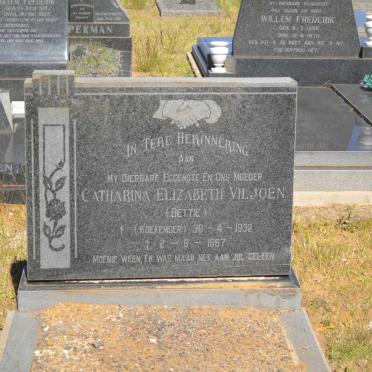VILJOEN Catharina Elizabeth nee KOEKEMOER 1932-1967