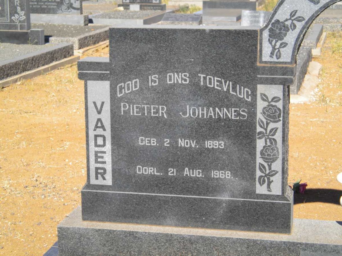 VENTER Pieter Johannes 1893-1968