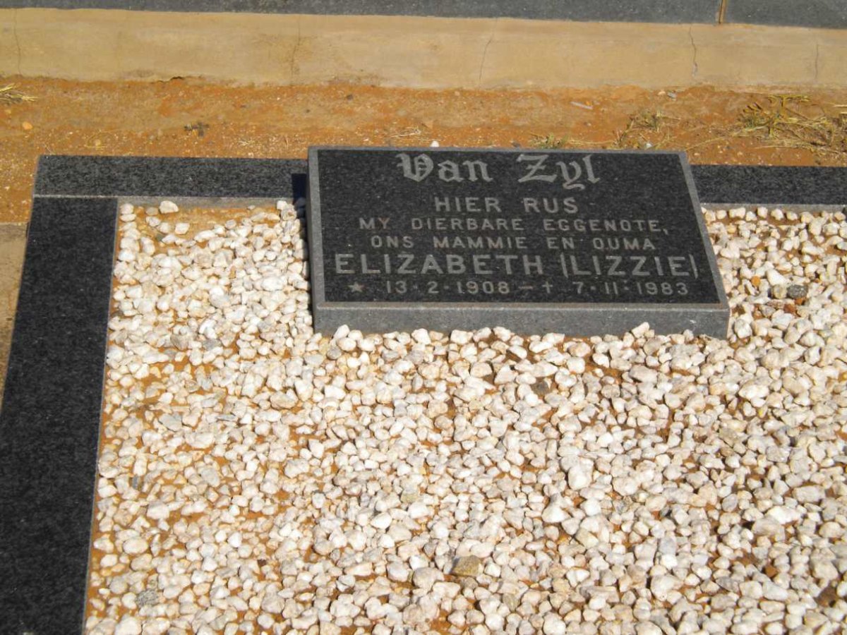 ZYL Elizabeth, van 1908-1983