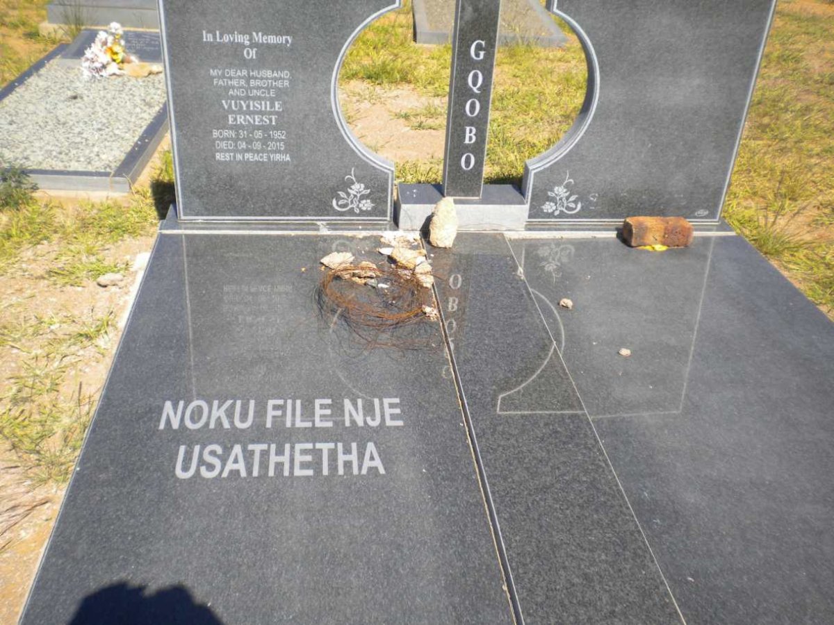 GQOBO Vuyisile Ernest 1952-2015