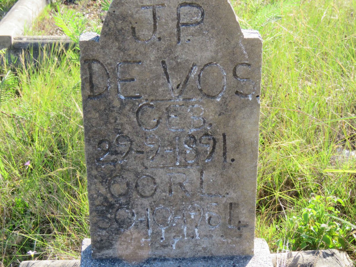 VOS J.P., de 1891-1954