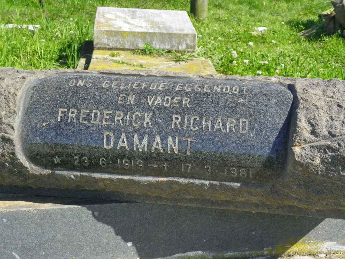 DAMANT Frederick Richard 1919-1981 :: DAMANT Johanna 1922-2001 :: DAMANT Raymond 1940-1990