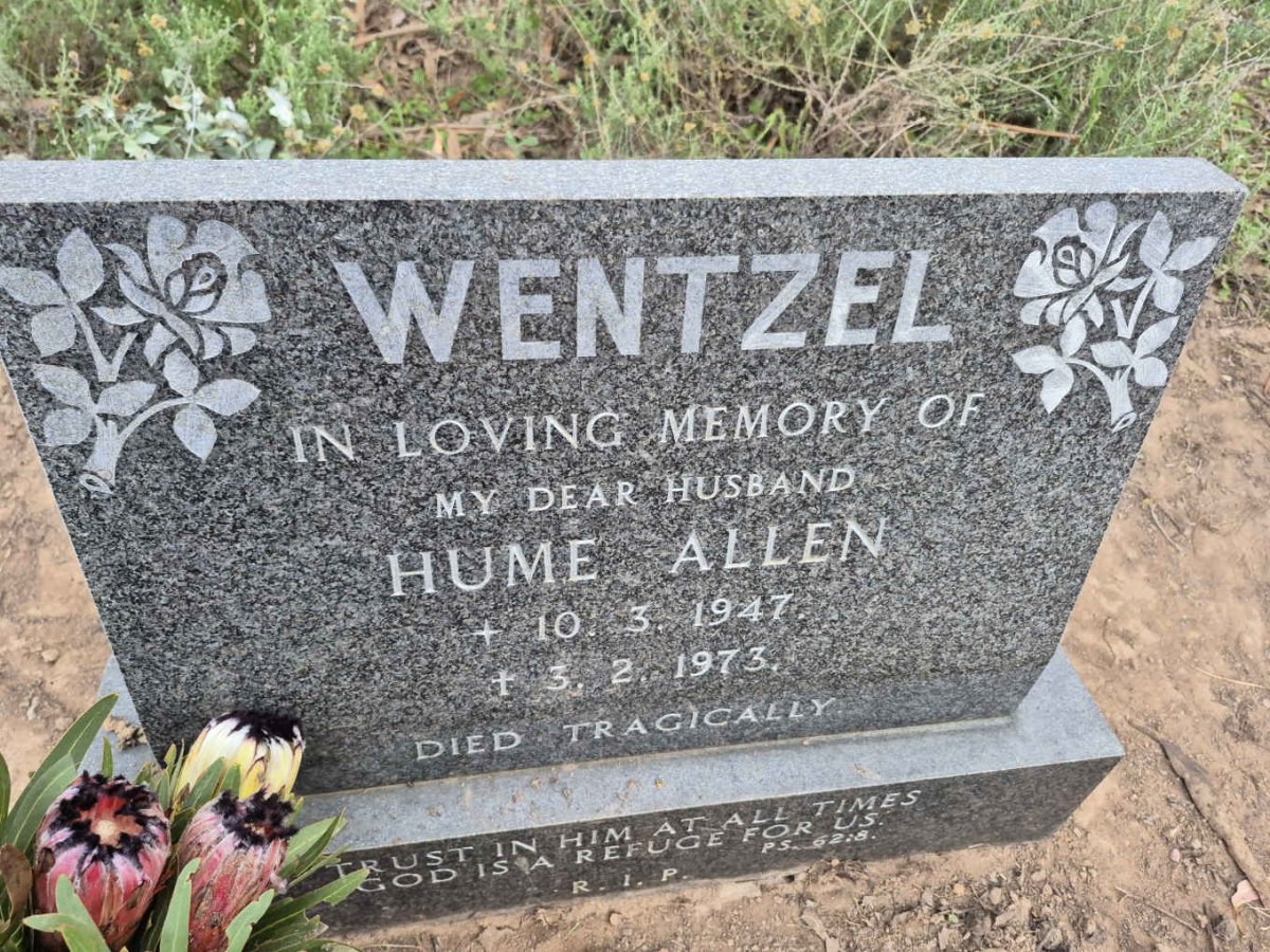 WENTZEL Hume Allen 1947-1973