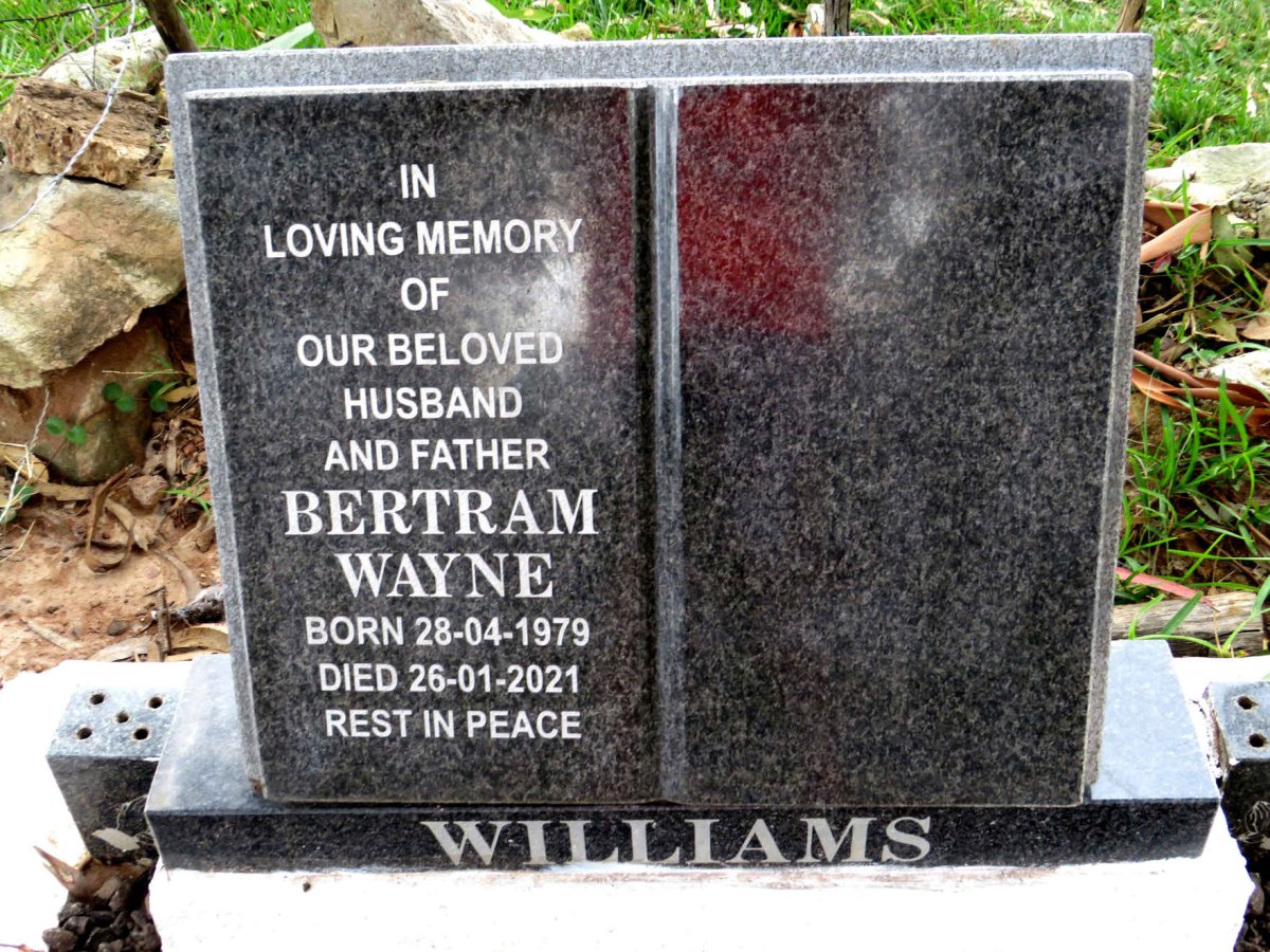 WILLIAMS Bertram Wayne 1979-2021