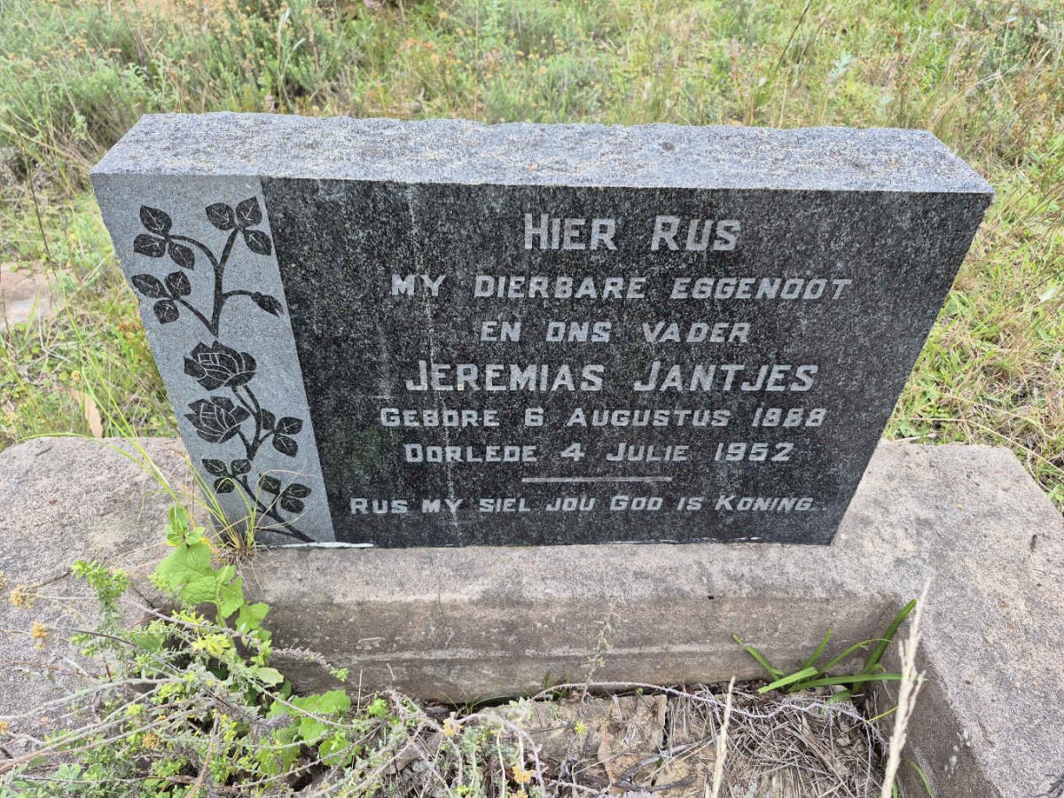 JANTJES Jeremias 1888-1952