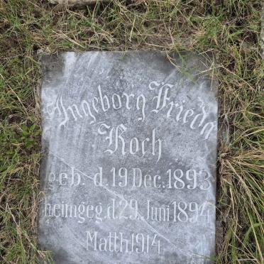 KOCH Ingeborg Frieda 1893-1894