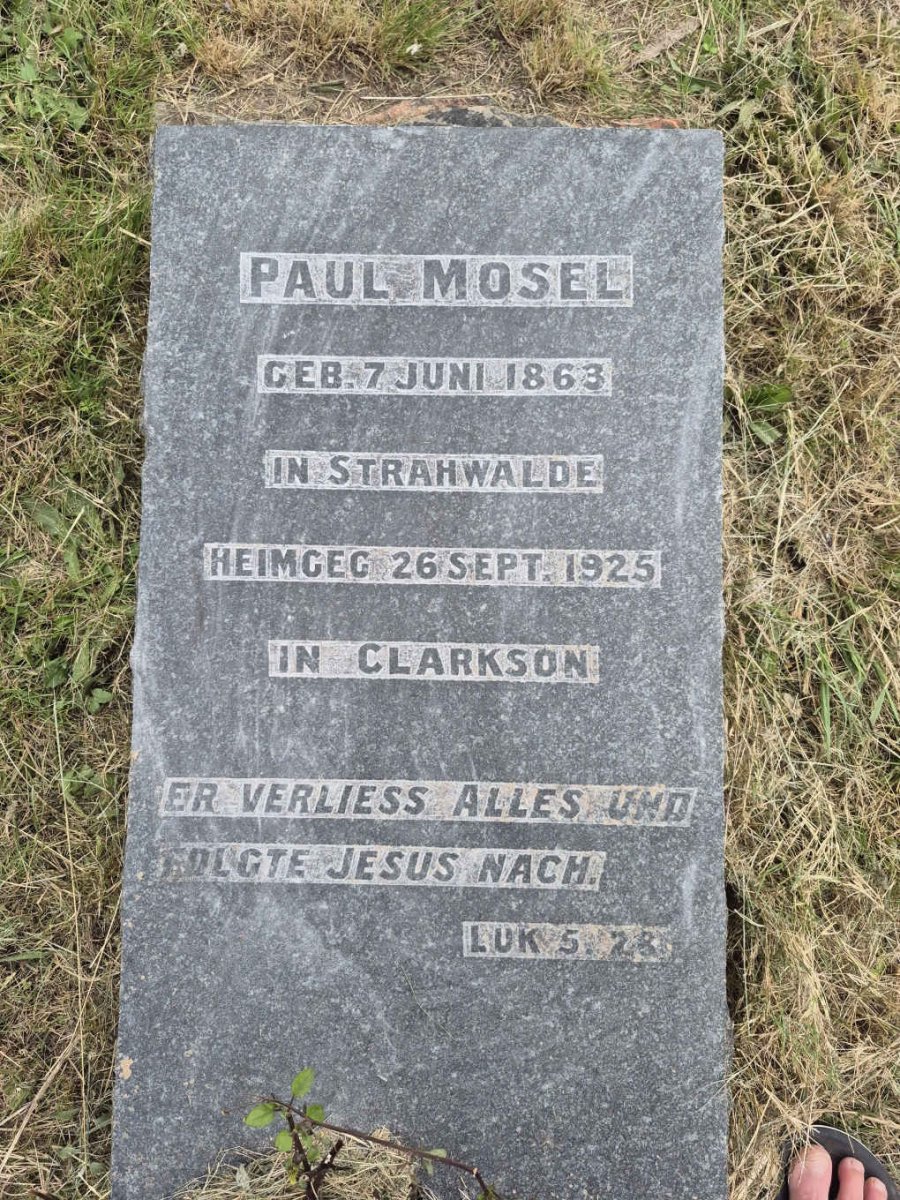 MOSEL Paul 1863-1925