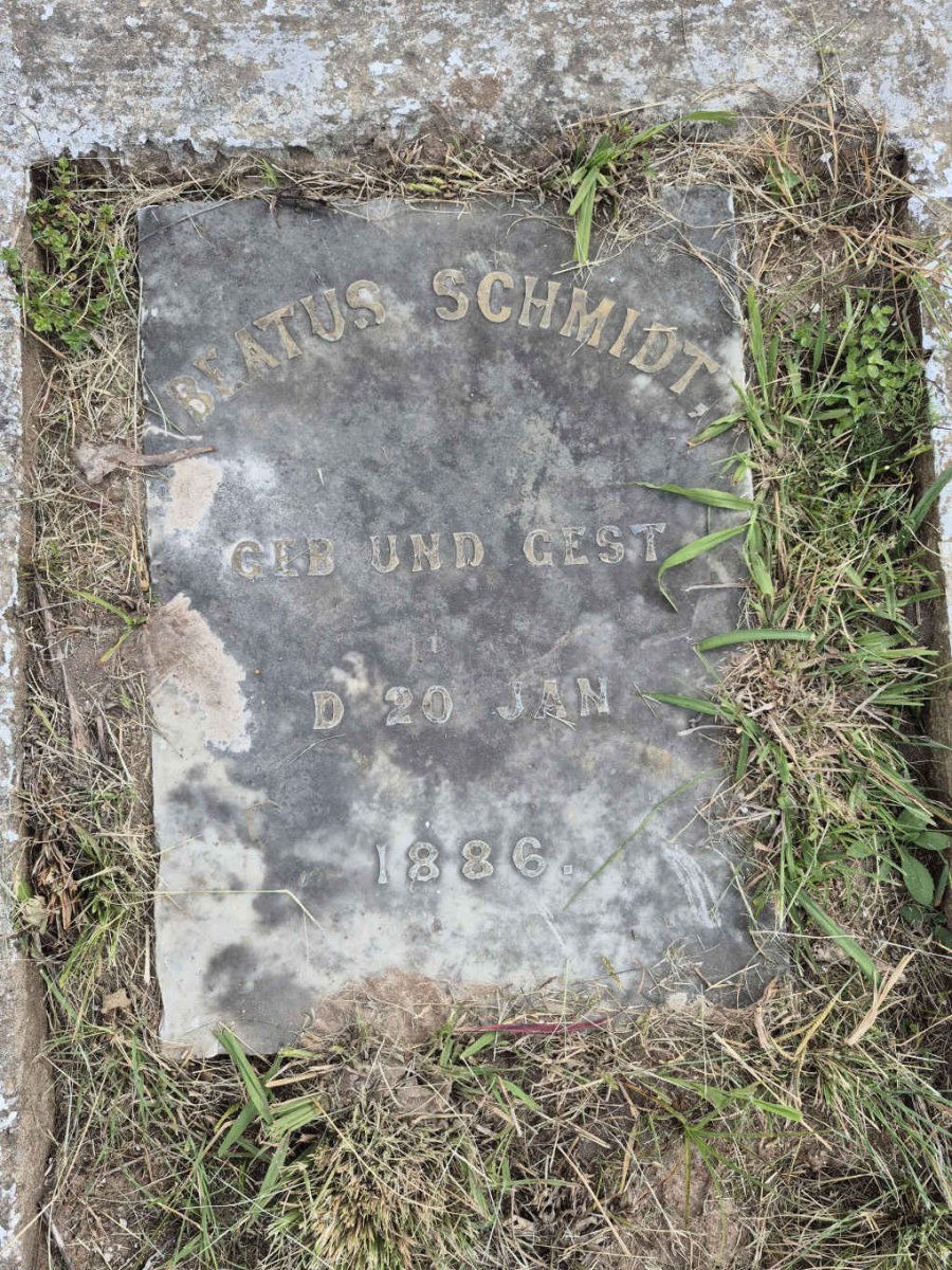 SCHMIDT Beatus 1886-1886
