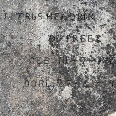 PREEZ Petrus Hendrik, du 1841-1916