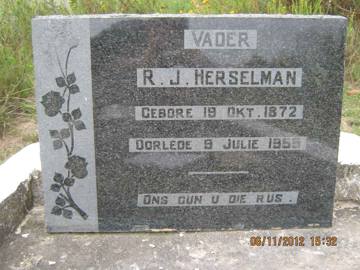 HERSELMAN R.J. 1872-1955