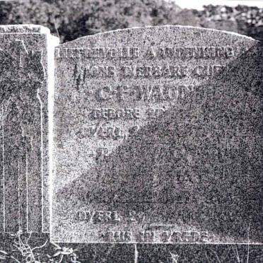 WAGNER Christiaan Frederick 1861-1938 &amp; Rachel Catharina VAN DER WALT 1869-1922