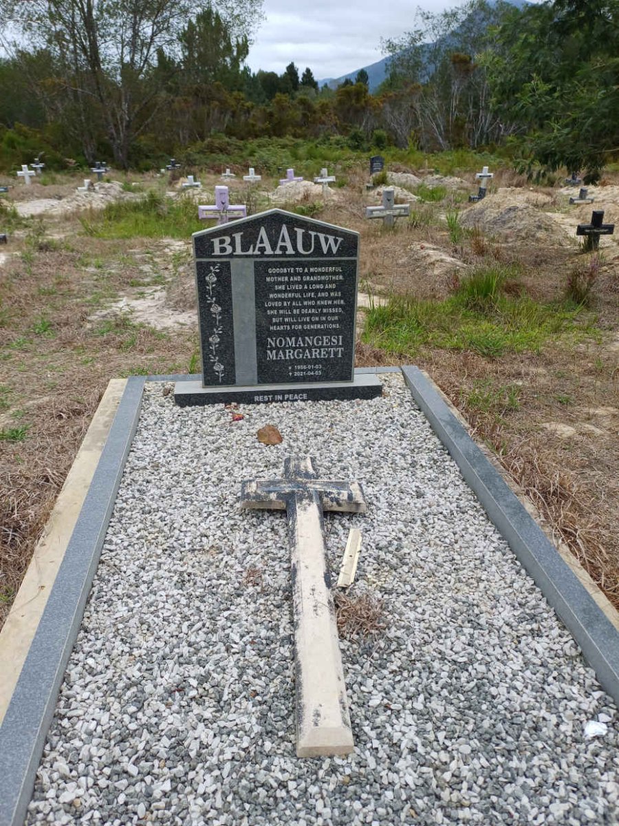 BLAAUW Nomangesi Margarett 1956-2021