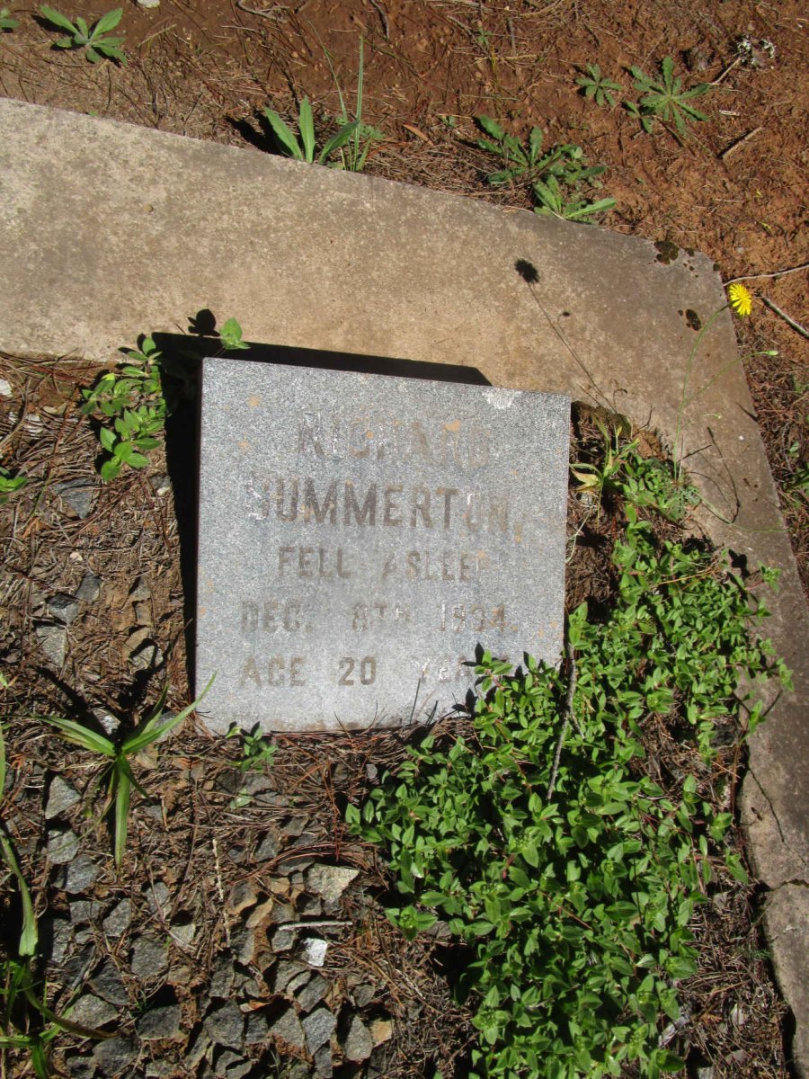 SUMMERTON Richard -1934