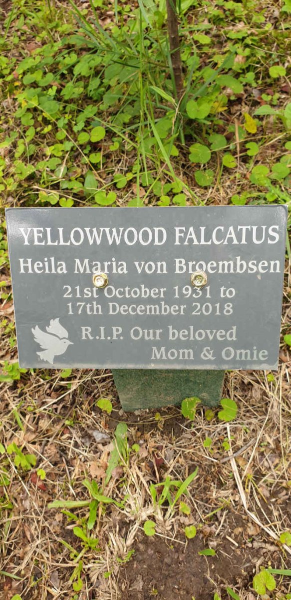 BROEMBSEN Heila Maria, von 1931-2018