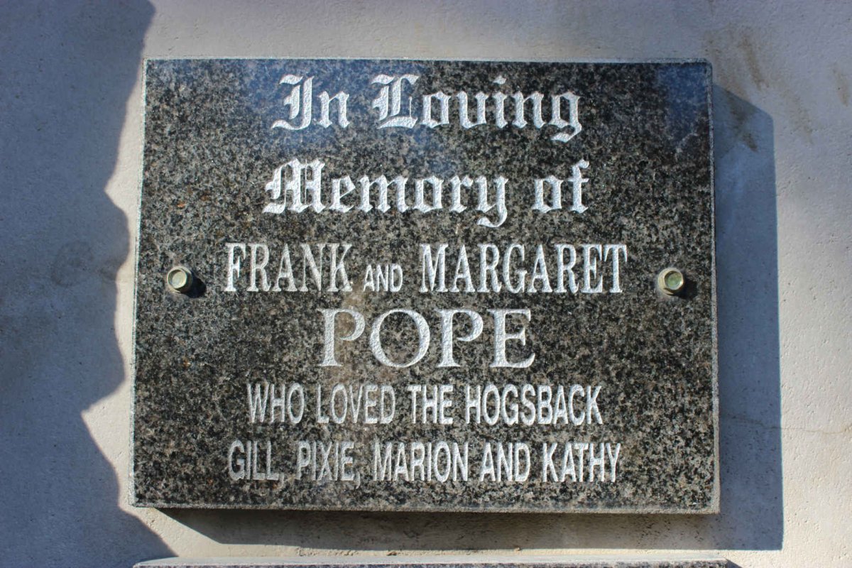 POPE Frank &amp; Margaret