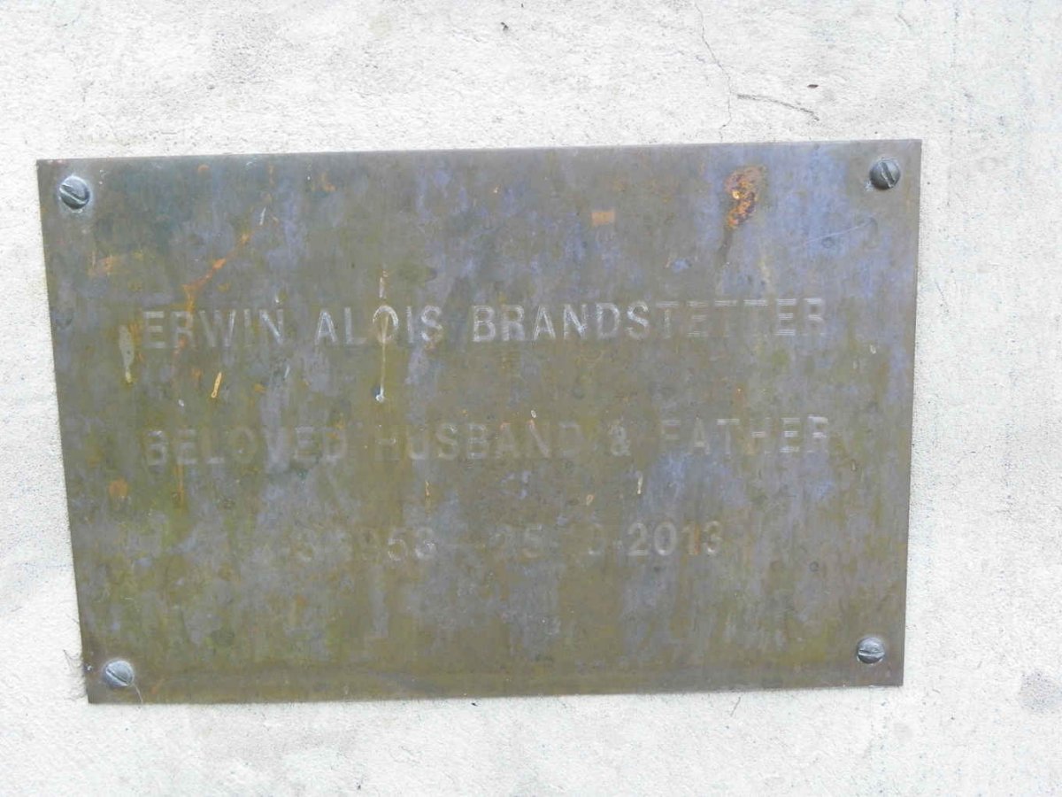 BRANDSTETTER Erwin Alois 1953-2013