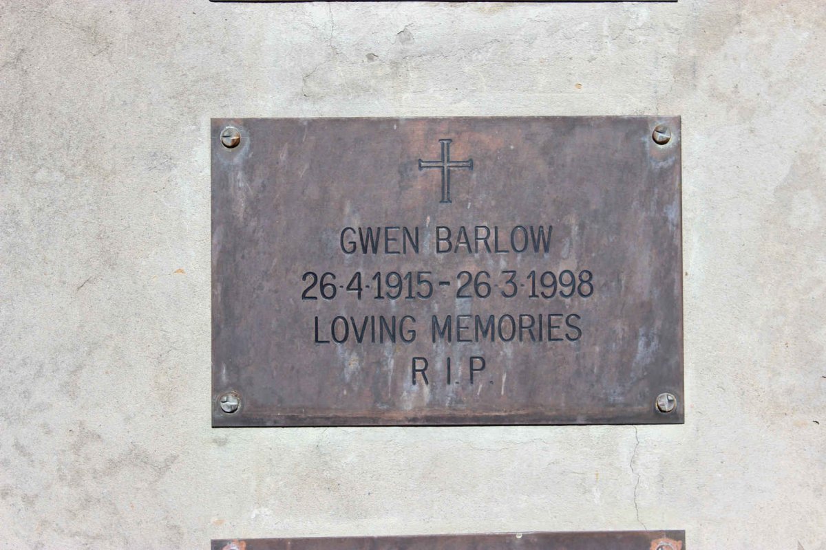 BARLOW Gwen 1915-1998