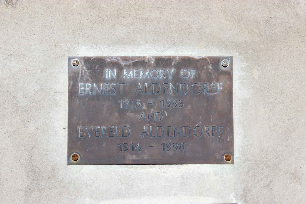 ALDENDORFF Ernest 1915-1993 &amp; Evereld 1914-1998