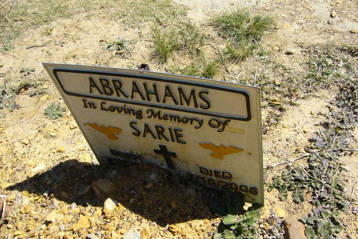 ABRAHAMS Sarie -2006