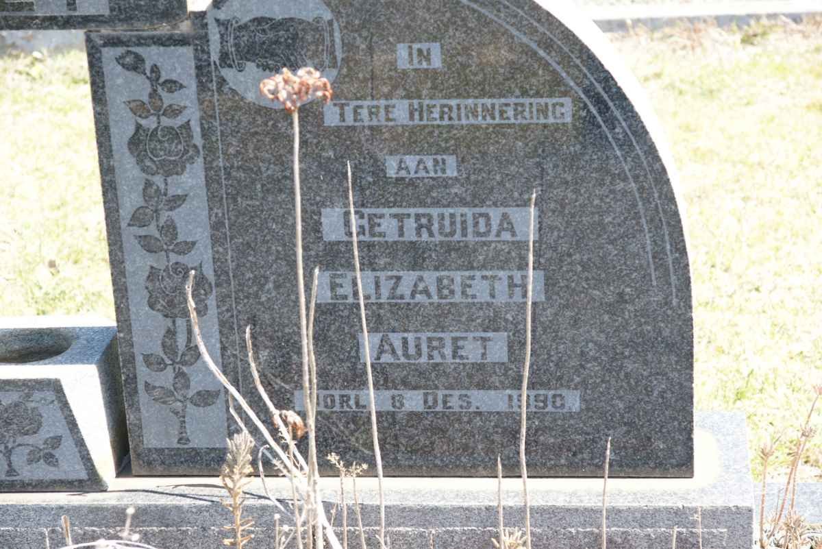AURET Gertruida Elizabeth -1990