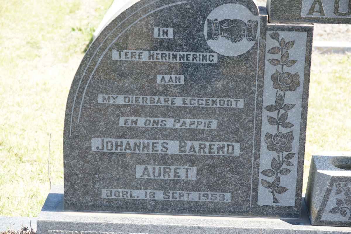 AURET Johannes Barend -1959