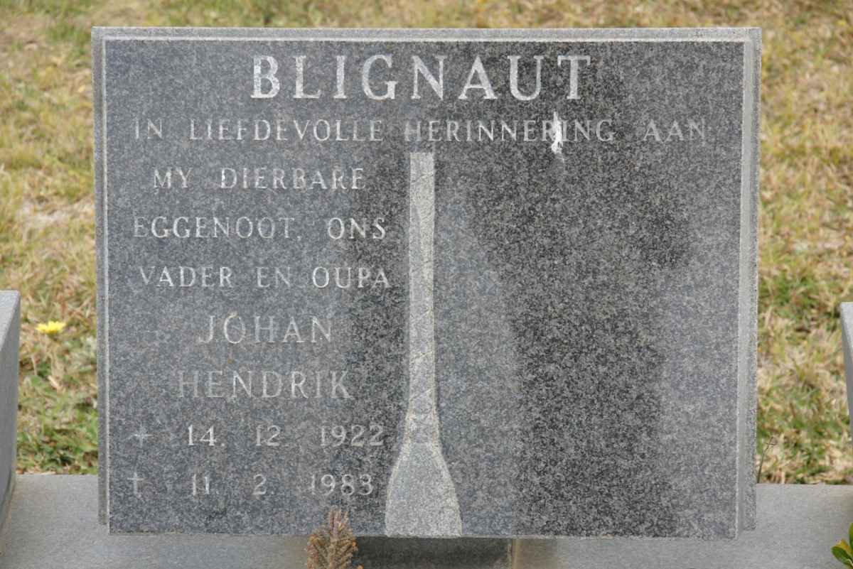 BLIGNAUT Johan Hendrik 1922-1983