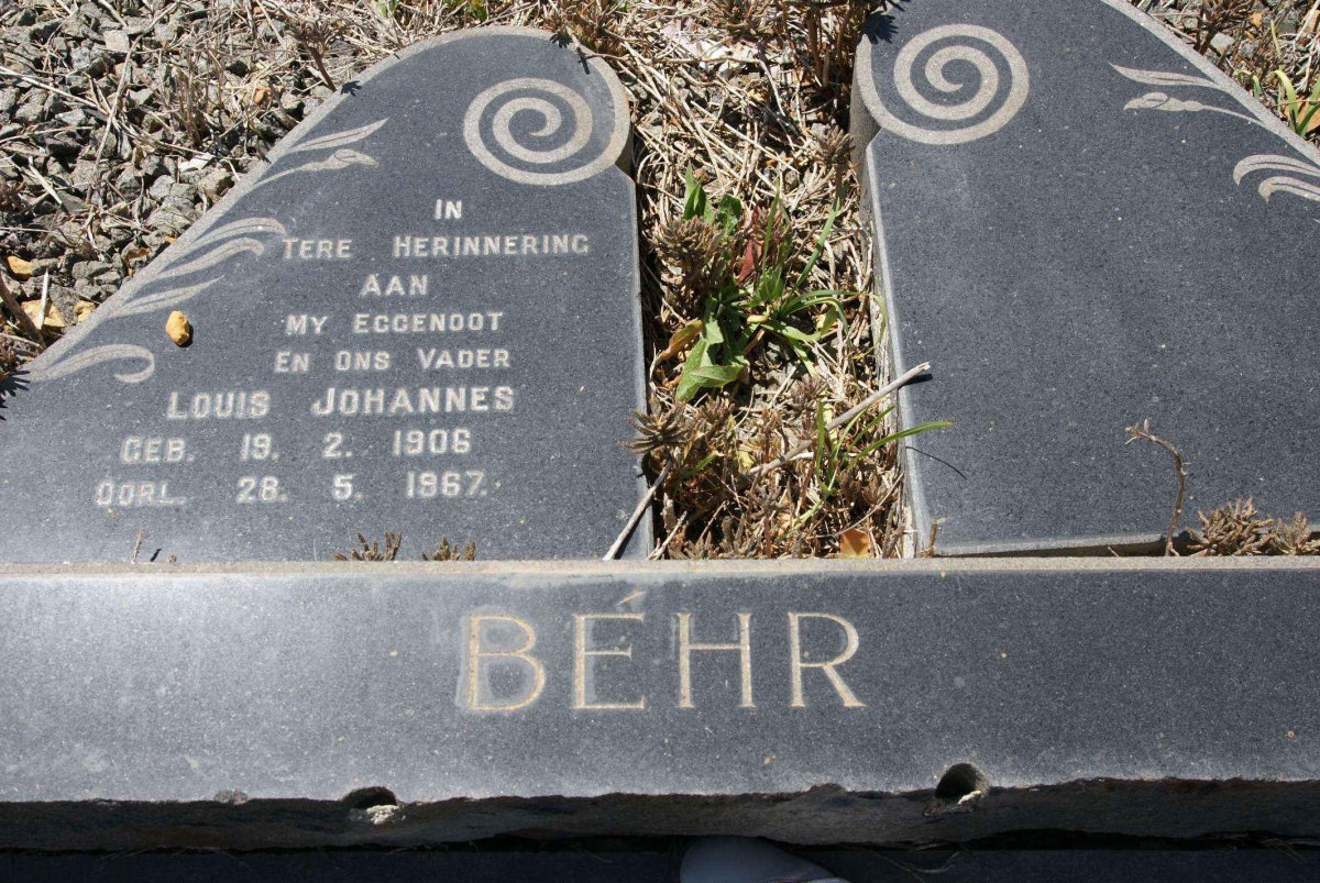 BEHR Louis Johannes 1906-1967