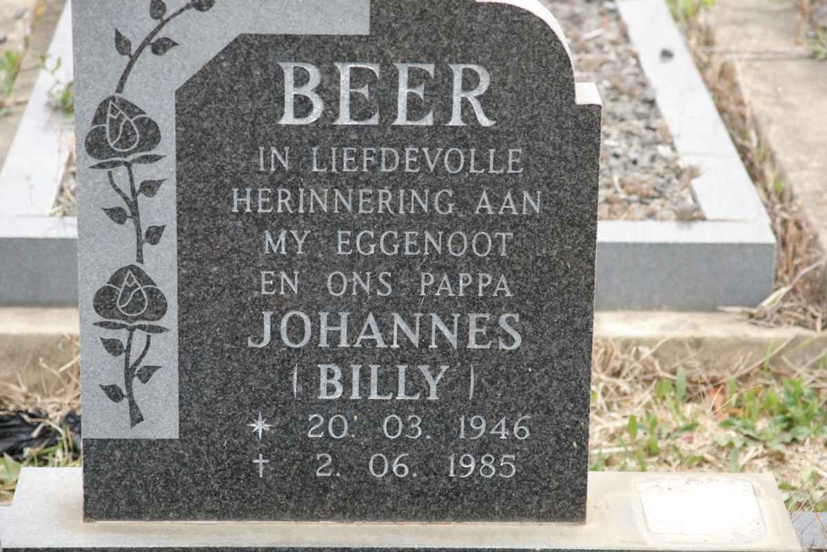 BEER Johannes 1946-1985