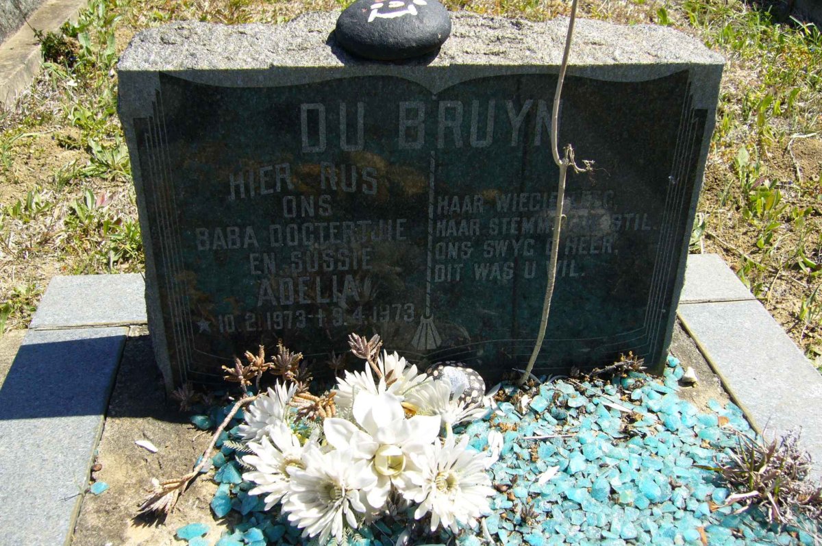 BRUYN Adelia, du 1973-1973